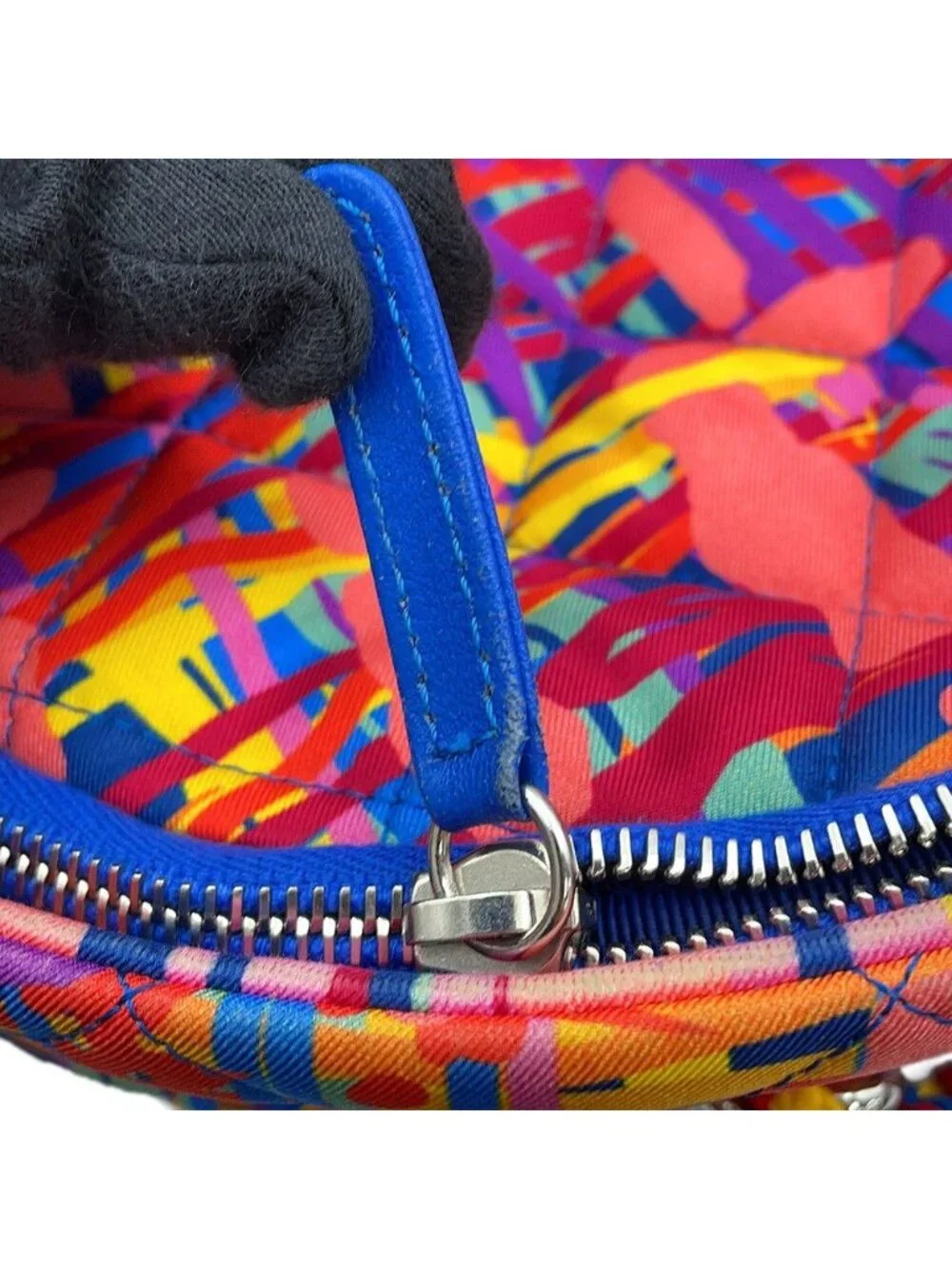 Chanel Backpack Quilted CC Logo Nylon